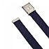 [해외]언더아머 GOLF 벨트 Webbing 139419830 Midnight Navy / Khaki Base / Silver