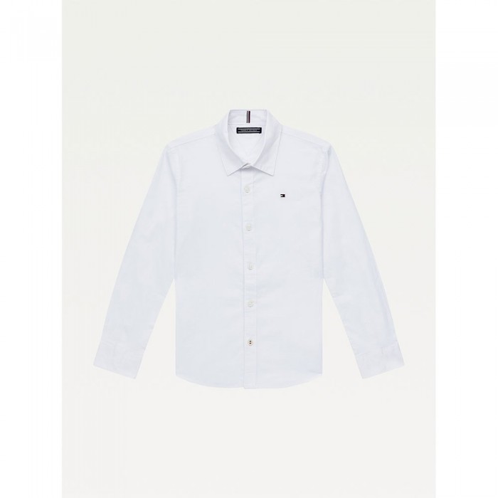 [해외]타미힐피거 KIDS 긴 소매 셔츠 Solid 15139699292 White