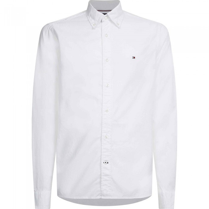 [해외]타미힐피거 긴 소매 셔츠 코어 Flex Poplin Rf 139825755 White