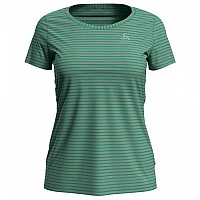 [해외]오들로 Concord 엘레먼트 반팔 티셔츠 4137325444 Creme De Menthe / Quetzal Green / Stripes