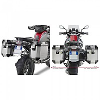 [해외]기비 Trekker Outback Monokey Cam BMW R 1200/1250 GS Adventure&R 1200/1250 GS 사이드 케이스 장착 9137999876 Black