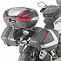 [해외]기비 V35/V37 Monokey Honda CB 500 X 사이드 케이스 장착 9137999914 Black