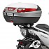 [해외]기비 Monokey Yamaha T-Max 500/530 탑 케이스 후면 피팅 9137999971 Black