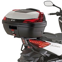 [해외]기비 Monolock MBK Evolys 125/250&Skyliner 125/250&Yamaha X-Max 125/250 상단 케이스 후면 장착 9137999976 Black