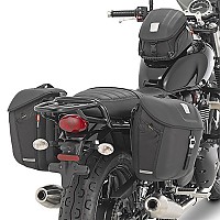 [해외]기비 산 501 Triumph Street Twin 900/Bonneville T100 옆 바지 보유자 Triumph Street Twin 900/Bonneville T100 9138000123 Black