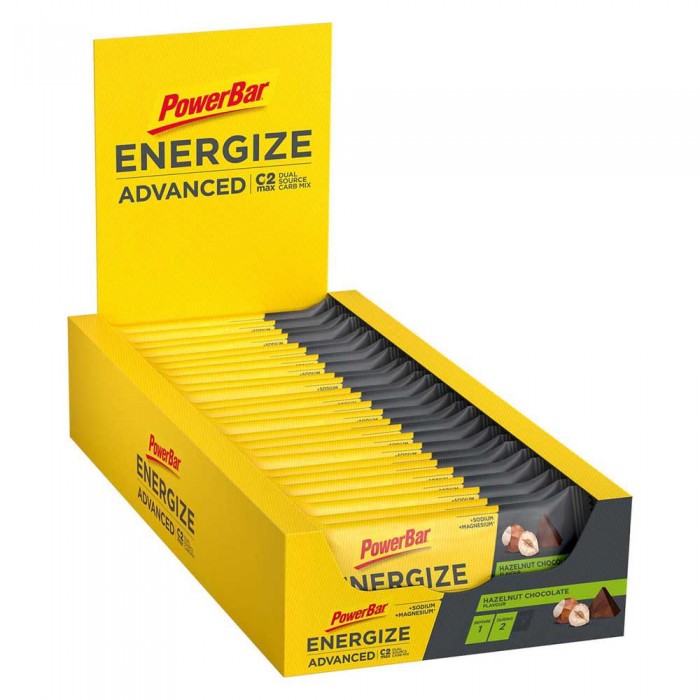 [해외]파워바 Energize Original 55g 15 단위 초콜릿 에너지 바 상자 4139705199 Grey