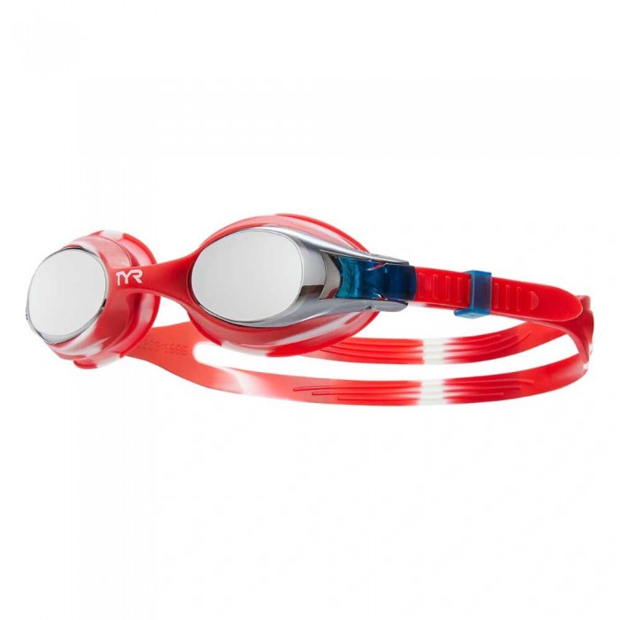 [해외]티어 주니어 수영 고글 미러ed Swimple Tie Dye 6139825396 Silver / Red / White