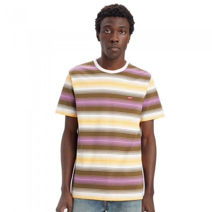 [해외]리바이스 Original 반팔 티셔츠 139888652 Stripe Egret Triblend