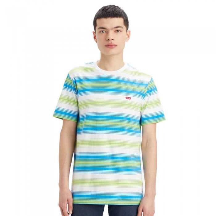 [해외]리바이스 Original 반팔 티셔츠 139888653 Stripe Swedish Blue