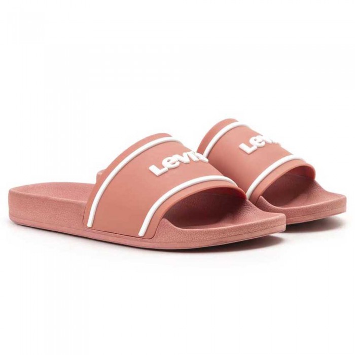 [해외]리바이스 FOOTWEAR June 3D S Slides 7139828408 Regular Pink