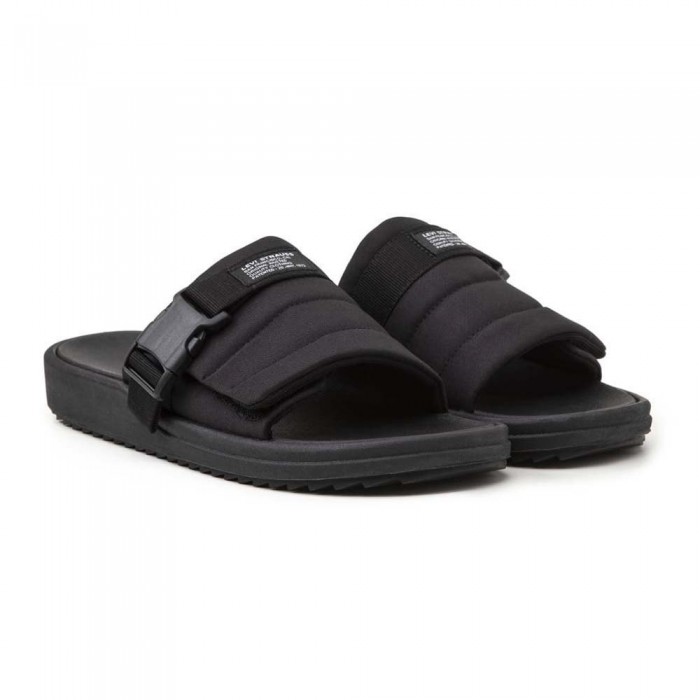 [해외]리바이스 FOOTWEAR Tahoma Slides 7139796534 Full Black