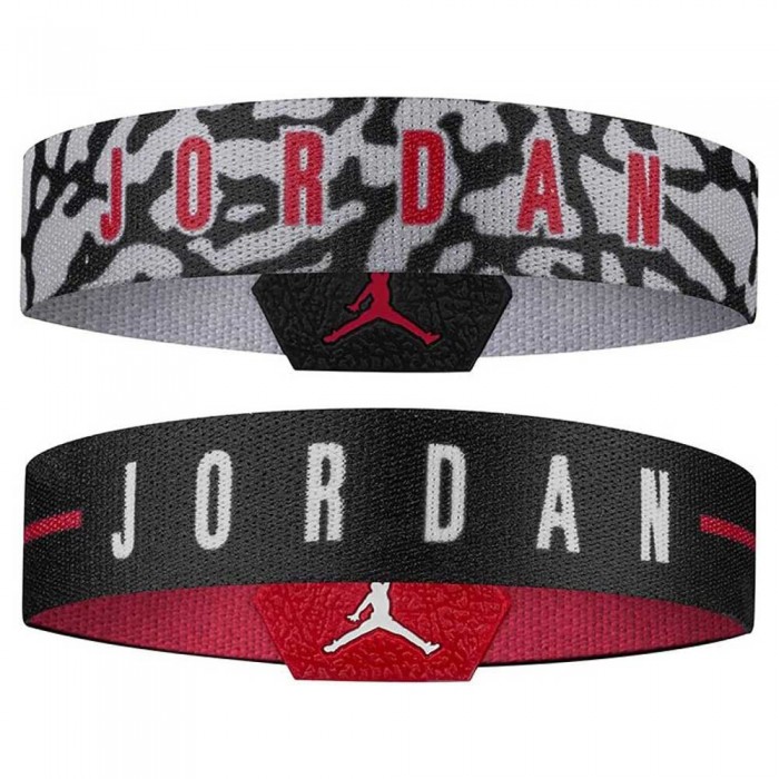 [해외]나이키 ACCESSORIES Jordan Baller Wristband 7139096733 Black / Red / Grey