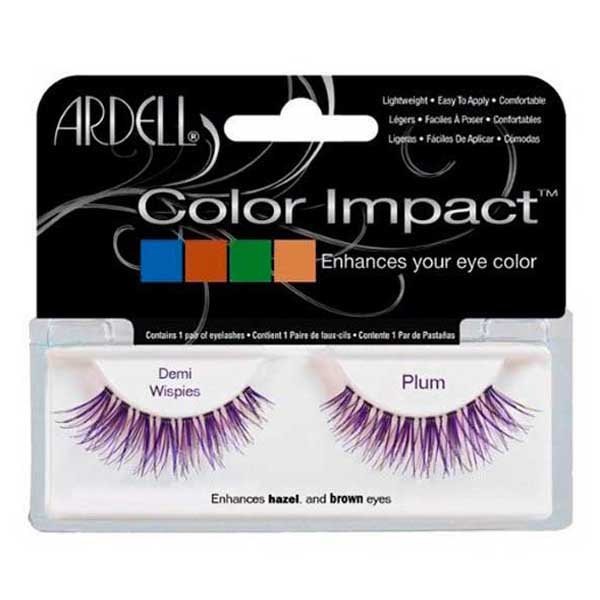 [해외]ARDELL Color Impact Demi Wispies Plum False eyelashes 139342881