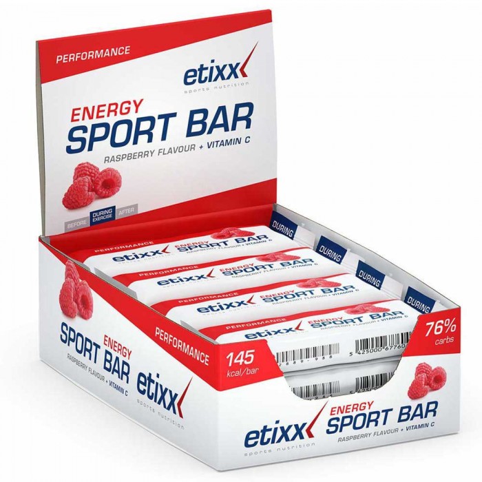 [해외]ETIXX Sport 40g 12 단위 누가 에너지 바 상자 14138027443 Red
