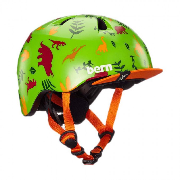 [해외]BERN 헬멧 Tigre 14139766187 Satin Green Dino