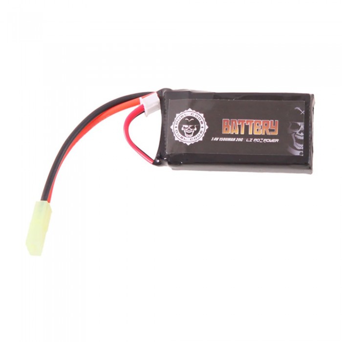 [해외]DUEL CODE 리튬 배터리 LiPo 7.4V 1500mAh 20C Battery 14137287894 Black