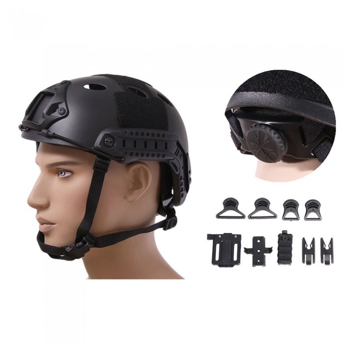 [해외]EMERSON 헬멧 Fast PJ Adjustable 14137308342 Black