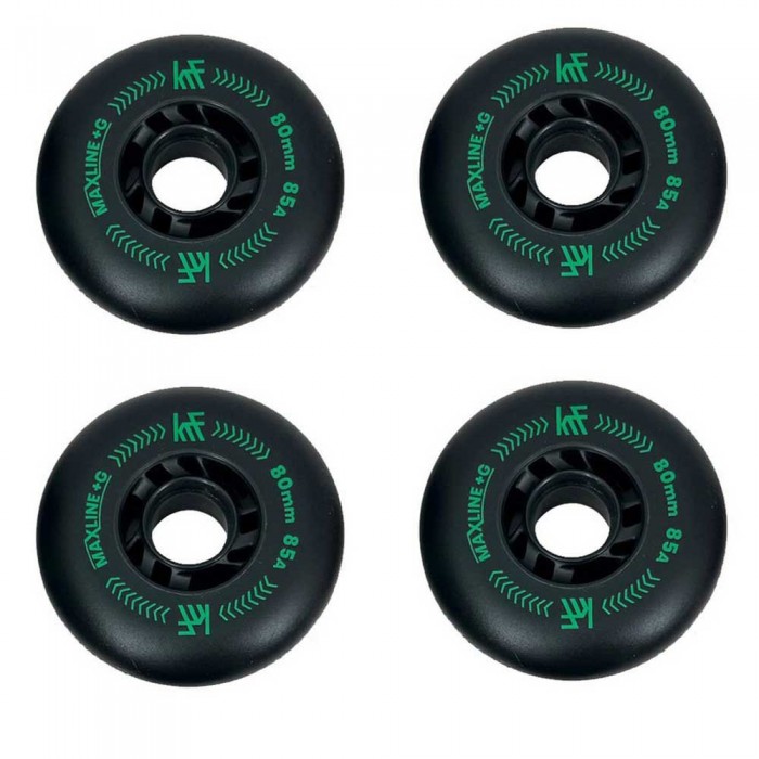 [해외]KRF 스케이트 바퀴 Maxline 85A 14139301812 Black / Green