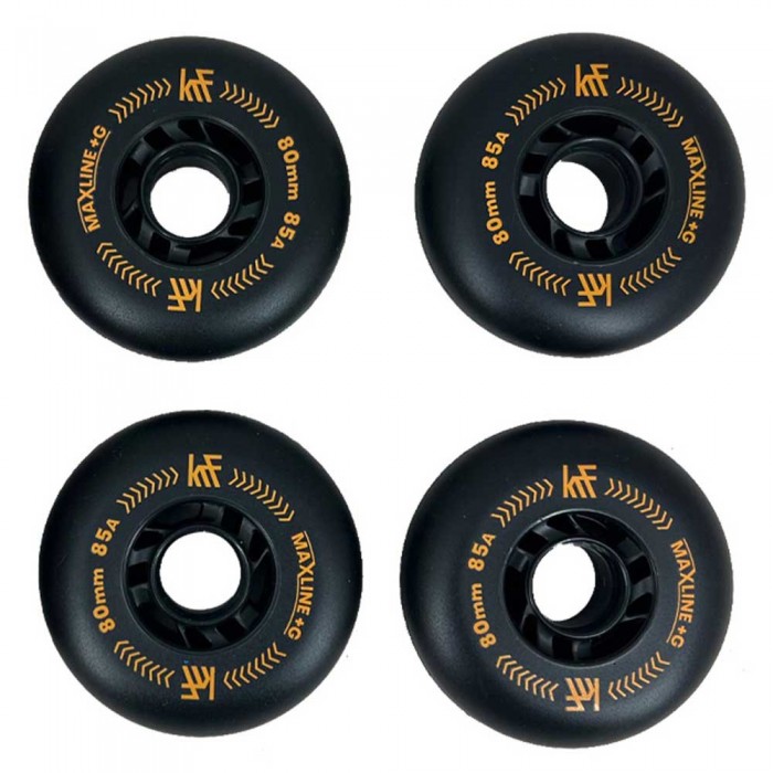 [해외]KRF 스케이트 바퀴 Maxline+G 4 단위 14139827242 Black / Orange