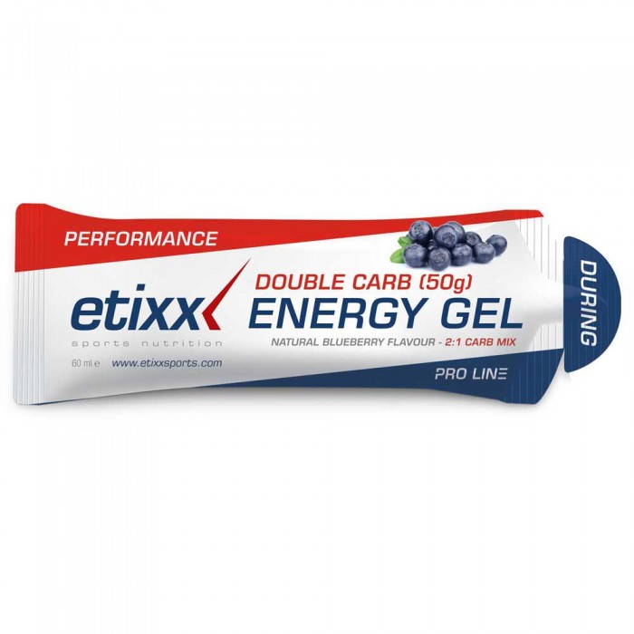 [해외]ETIXX 이중 탄수화물 프롤린 에너지 젤 블루베리 60ml 3138360301 Multicolor