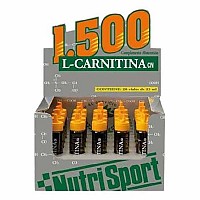 [해외]NUTRISPORT 카르니틴 L 1500 20 단위 주황색 바이알 상자 1136446104 Grey