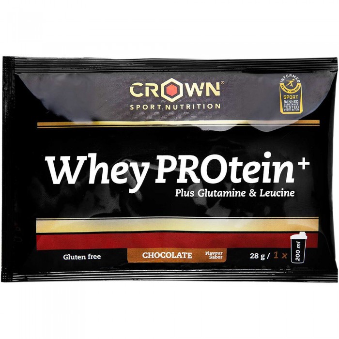 [해외]CROWN SPORT NUTRITION 단일 용량 향낭 Whey PROtein+ Chocolate 28g 1139775878 Black