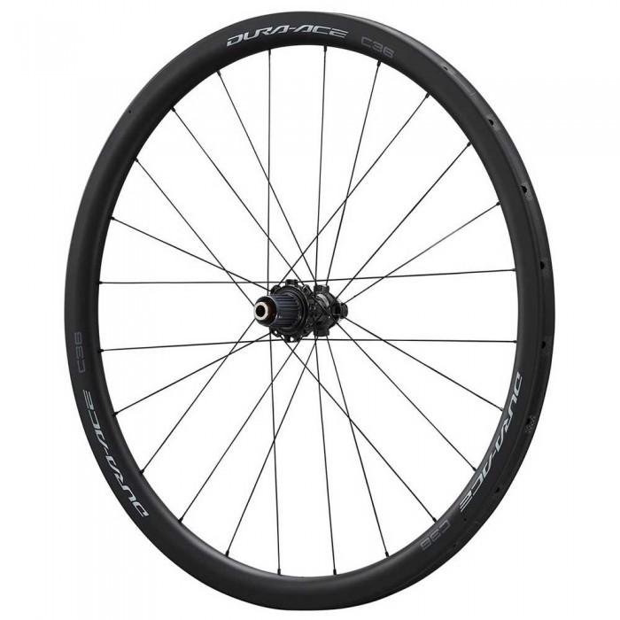 [해외]시마노 Dura Ace R9270 C36 CL Disc Carbon Tubular 도로 자전거 뒷바퀴 1138344499 Black