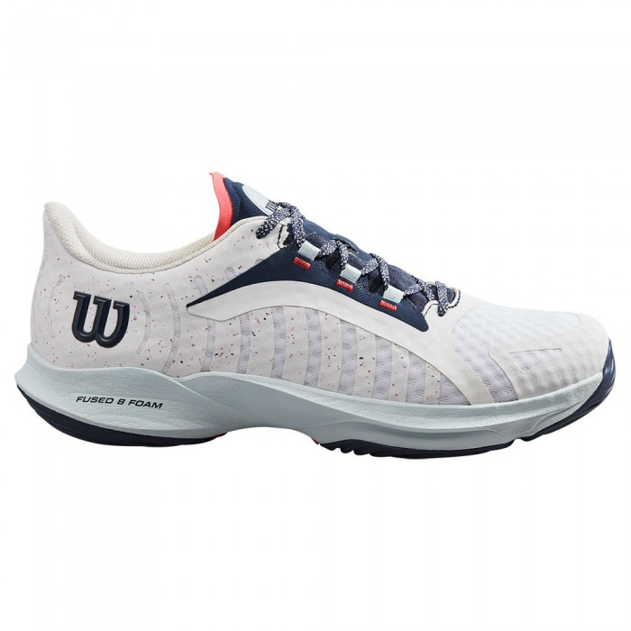 [해외]윌슨 Hurakn Pro Padel Shoes 12139879309 White / Cooling Spray / Navy Blazer