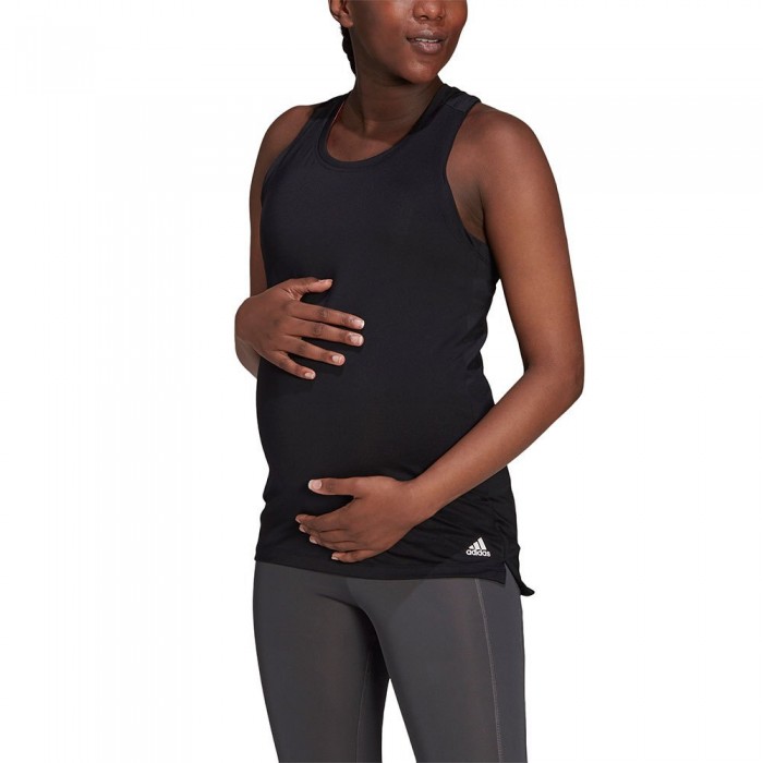 [해외]아디다스 Aeroready Designed 2 Move Sport Maternity 민소매 티셔츠 12137913447 Black / White