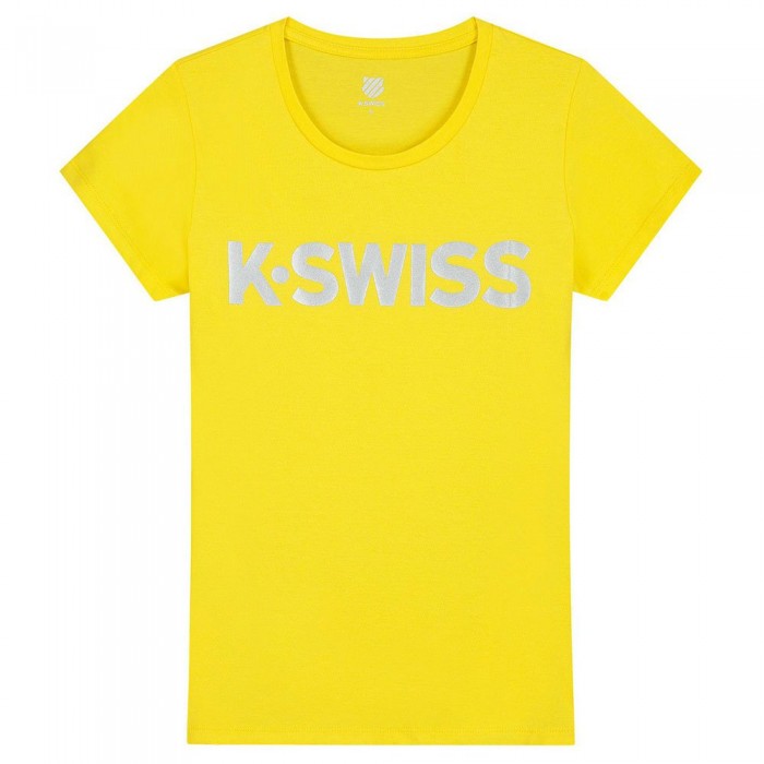 [해외]케이스위스 Hypercourt 로고 반팔 티셔츠 12137916048 Yellow