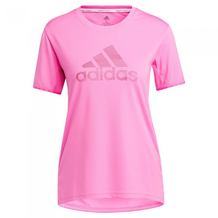 [해외]아디다스 Badge of Sport Necessi- 반팔 티셔츠 12137926603 Screaming Pink / Wild Pink