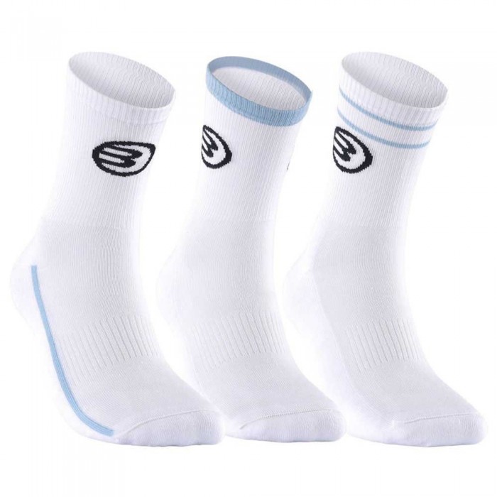 [해외]BULLPADEL 2213 Half Socks 3 Pairs 12139661884 White