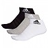 [해외]아디다스 Cushion Ankle 양말 3 켤레 12137211459 Medium Grey Heathereather / White / Black