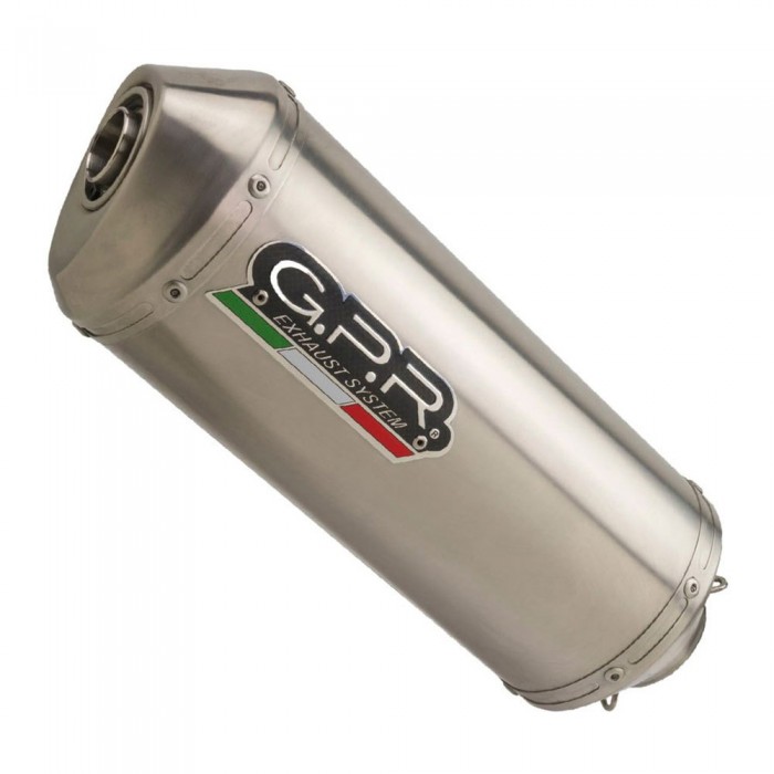 [해외]GPR EXHAUST SYSTEMS Satinox Aprilia Tuareg 660 21-23 Ref:E5.A.77.SAT 인증된 스테인리스 스틸 슬립온 머플러 9139930272 Brushed Stainless Steel