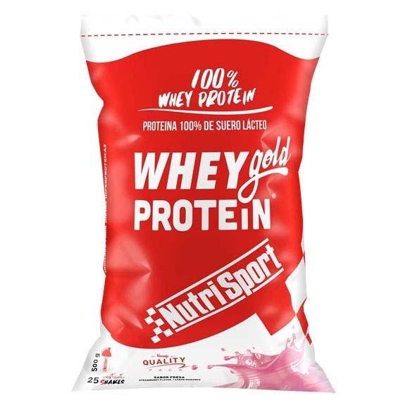 [해외]NUTRISPORT 유장 단백질 딸기 Gold 500g 4136446065 Red