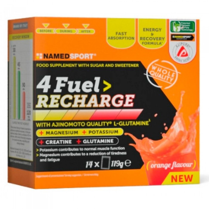 [해외]NAMED SPORT 주황색 4 Fuel Recharge 14 단위 4138364199 Orange