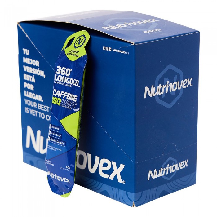 [해외]NUTRINOVEX 레민트 에너지 젤 박스 롱ogel 360 60g 18 단위 4138439474 Clear