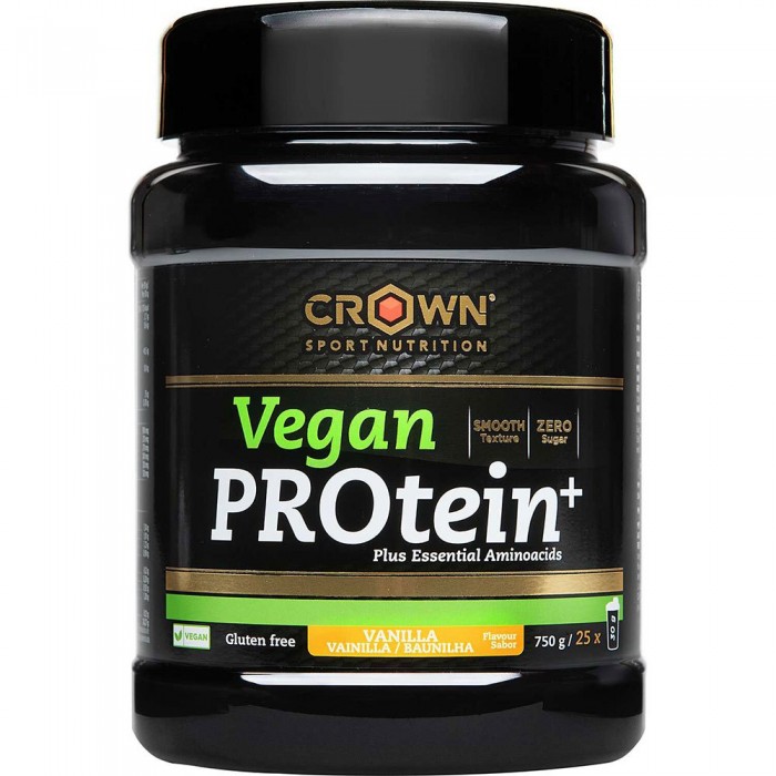 [해외]CROWN SPORT NUTRITION 바닐라 파우더 PROtein+ 660g 4139775866 Black