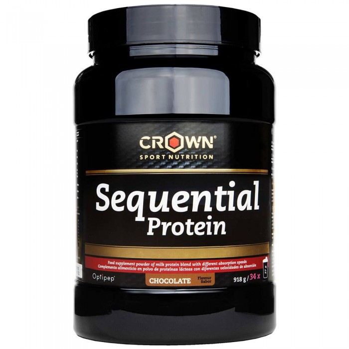 [해외]CROWN SPORT NUTRITION 가루 Sequential Protein Chocolate 918g 4139775871 Black