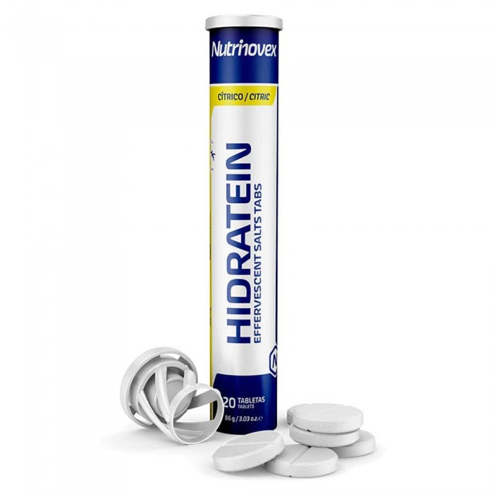 [해외]NUTRINOVEX 시트르산 전해질 Hidratein Effervescent Salts 20 Tabletas 8 단위 6138439460