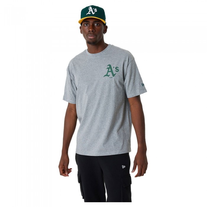 [해외]뉴에라 60357133 MLB Icecream Oakland Athletics Short Sleeve T-Shirt Grey Med