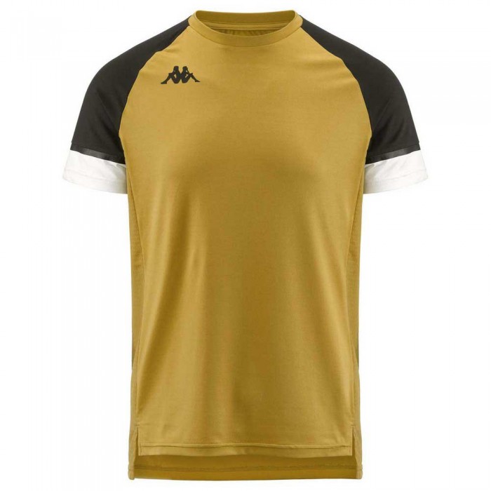 [해외]카파 Dinasty Training Short Sleeve T-Shirt 7139893704 Light Yellow / White Off / Black