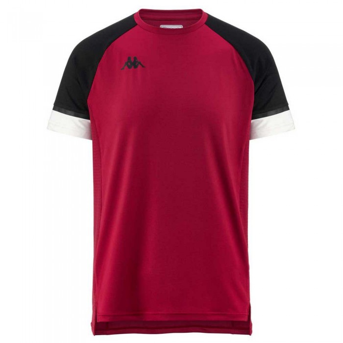 [해외]카파 Dinasty Training Short Sleeve T-Shirt 7139893705 Red Ribes / White Off / Black