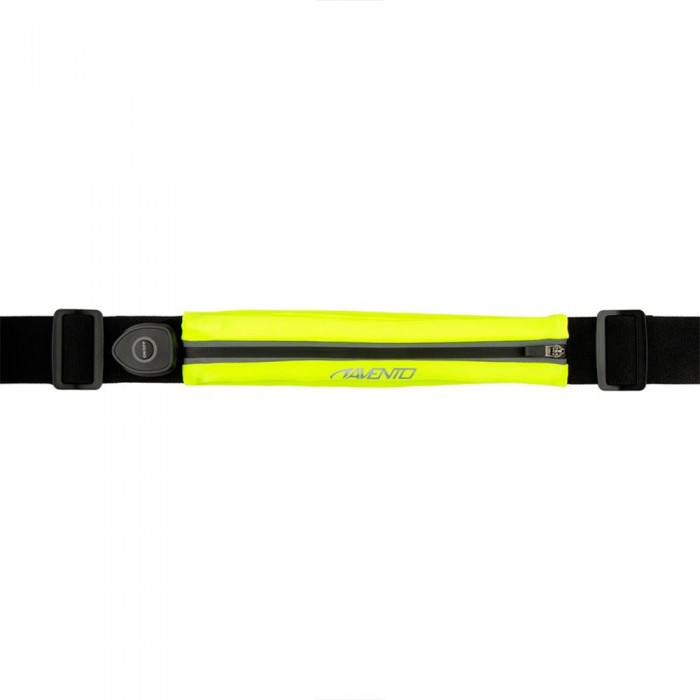 [해외]AVENTO Pocket + Rechargeable LED Sport Belt 6138901914 Fluorescent Yellow / Black