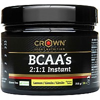 [해외]CROWN SPORT NUTRITION 레몬 파우더 BCAAs Instant 210g 3139775809 Black