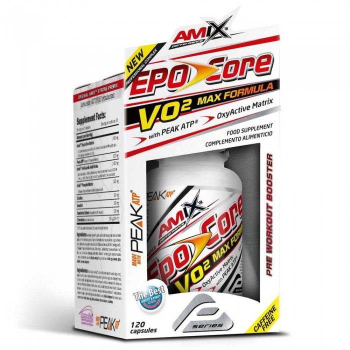 [해외]AMIX Epo-코어 VO2 Max 120 단위 중립적 맛 6137520383