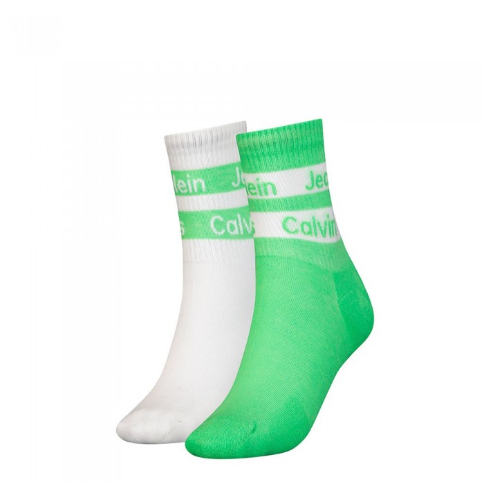[해외]캘빈클라인 701223143 숏 Socks 2 Pairs Lime