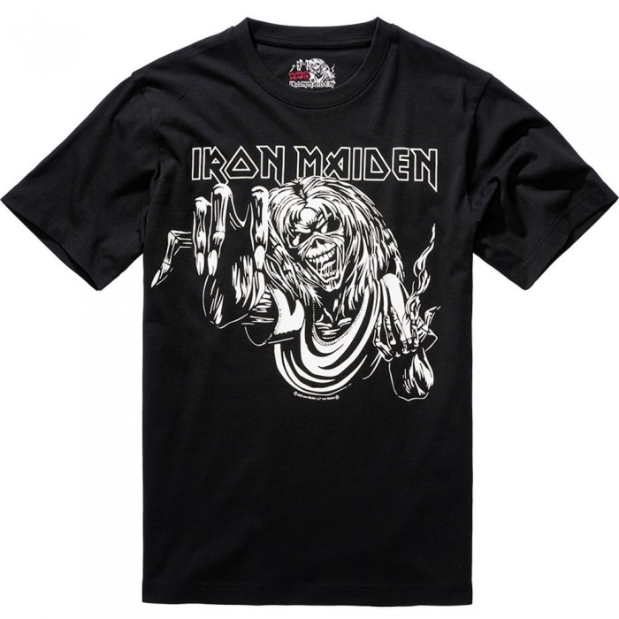 [해외]BRANDIT Iron Maiden Eddy Glow 반팔 티셔츠 139930811 Black