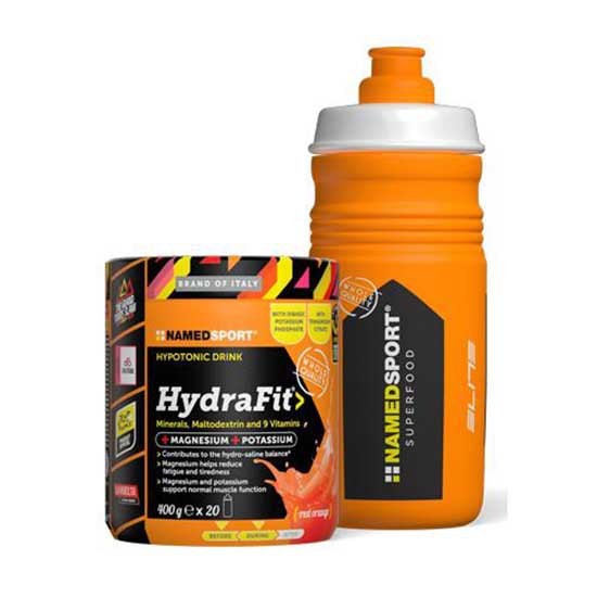 [해외]NAMED SPORT Hydrafit 400g Polvos With Bottle 7139931117 Orange
