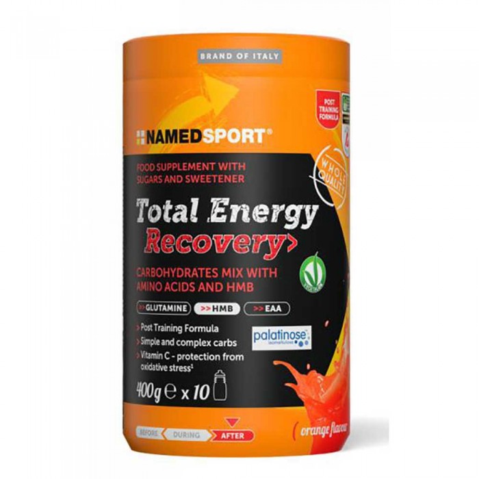 [해외]NAMED SPORT Total Energy Recovery 400g Orange Flavor Polvos 7139931147 Orange